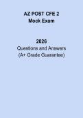 AZ POST CFE 2 Mock Exam &ndash; Arizona Law Enforcement Practice Test 2026