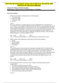 TEST BANK FOR ETHICS AND LAW IN DENTAL HYGIENE 3RD  EDITION BY BEEMSTERBOER