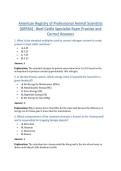 American Registry of Professional Animal  Scientists &lpar;ARPAS&rpar; - Beef Cattle Specialist Exam  Practice 