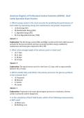 American Registry of Professional Animal  Scientists &lpar;ARPAS&rpar; - Beef Cattle Specialist Exam  Practice 