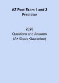 AZ POST Exam 1 & 2 Predictor Exam &ndash; Arizona Police Practice Test 2026