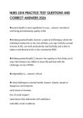NURS 3514 PRACTICE TEST QUESTIONS AND CORRECT ANSWERS 2026