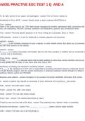 4A051 PRACTIVE EOC TEST 1 Q  AND A