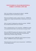CMN 552 MODULE 1 EXAM 300 QUESTIONS &  CORRECT ANSWERS LATEST 2026 