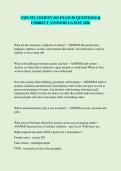 CMN 552 ANXIETY DO EXAM 50 QUESTIONS &  CORRECT ANSWERS LATEST 2026