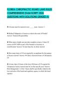 FLORIDA CHIROPRACTIC BOARD LAWS RULES COMPREHENSIVE EXAM SCRIPT 2026 QUESTIONS WITH SOLUTIONS GRADED A&plus;