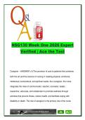 NSG130 Week 1 Nursing Roles &ndash; 8 Key Concepts & Definitions &vert; Caregiver&comma; Communicator&comma; ANA & Professional Organizations &vert; 2025&sol;2026 Study Guide
