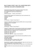 ML4T EXAM 2 PART 5 &lpar;661-781&rpar; QUESTIONS WITH VERIFIED ACCURATE ANSWERS 2026