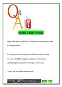 NUR 1212C Final Exam &ndash; 320 Exam Questions & Expert Verified Answers &vert; Oncology&comma; Renal&comma; GI&comma; Neuro & GU Disorders &vert; 2025&sol;2026 Comprehensive Final Review