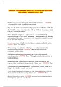  CERTIFIED CONSUMER DEBT SPECIALIST PRACTICE TEST QUESTIONS AND CORRECT ANSWERS LATEST 2026