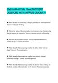 GMS 6551 ACTUAL EXAM PAPER 2026 QUESTIONS WITH ANSWERS GRADED A&plus;