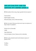 GMS 6551 EXAM STUDY GUIDE 2026 QUESTIONS WITH ANSWERS GRADED A&plus;