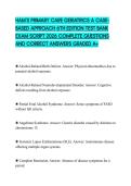 HAM&rsquo;S PRIMARY CARE GERIATRICS A CASEBASED APPROACH 6TH EDITION TEST BANK EXAM SCRIPT 2026 COMPLETE QUESTIONS AND CORRECT ANSWERS GRADED A&plus;
