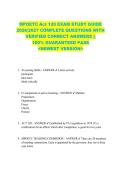 MPOETC Act 120 EXAM STUDY GUIDE  2026&sol;2027 COMPLETE QUESTIONS WITH  VERIFIED CORRECT ANSWERS &vert;&vert;  100&percnt; GUARANTEED PASS  <NEWEST VERSION> 