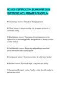 HCA100 CERTIFICATION EXAM PAPER 2026 QUESTIONS WITH ANSWERS GRADED A&plus;