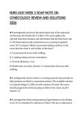 NURS 6551 WEEK 3 SOAP NOTE OBGYNECOLOGY REVIEW AND SOLUTIONS 2026