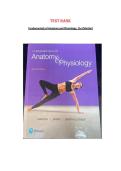 Test Bank &ndash; Fundamentals of Anatomy and Physiology 11th Edition &lpar;Martini&rpar; &vert; Exam Questions & Solutions