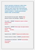 BIOS 251 ANATOMY & PHYSIOLOGY I WEEK 8 FINAL   EXAM &vert; MOST RECENT EXAM 2026-2027 ACTUAL                COMPLETE  MOST TESTED  REAL EXAM QUESTIONS                             AND VERIFIED SOLUTIONS &vert; GET IT 100&percnt; ACCURATE&excl;&excl;  ALREADY GRADED A&plus; &vert; GUARANTEED S