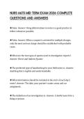NURS 6675 MID TERM EXAM 2026 COMPLETE QUESTIONS AND ANSWERS