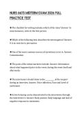 NURS 6675 MIDTERM EXAM 2026 FULL PRACTICE TEST