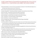 KAPPA ALPHA PSI MTA EXAM NEWEST EXAM GUIDE 2025 ACTUAL EXAM COMPLETE ALL 130 QUESTIONS AND CORRECT DETAILED ANSWERS