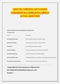CDW110V CABOODLE DATA MODEL FUNDAMENTALS EXAM WITH CORRECT ACTUAL QUESTIONS