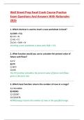 Exam &lpar;elaborations&rpar; Wall Street Prep Excel Crash 