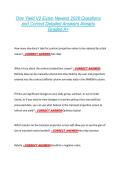One Yield V2 Exam Newest 2026 Questions  and Correct Detailed Answers Already  Graded A&plus; 