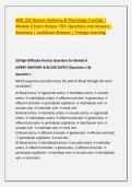 BIOL 252 Human Anatomy & Physiology II w&sol;Lab &vert; Module 8 Exam Review 750&plus; Questions and Answers - Summary &vert; LockDown Browser &vert; Portage Learning
