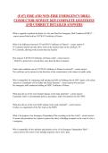 &lpar;F-07&rpar; FIRE AND NON-FIRE EMERGENCY DRILL CONDUCTOR NEWEST 2026 COMPLETE QUESTION  A&plus;&sol;&sol;LATEST VERSION