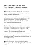 NURS 204 EXAMINATION TEST 2026 QUESTIONS WITH ANSWERS GRADED A&plus;