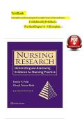 Test Bank- Polit & Beck's Nursing Research Generating and Assessing Evidence for Nursing Practice 11Th Edition &lpar;Denise Polit &comma; 2020&rpar; Latest Edition&vert;&vert; All Chapters