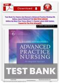 Test Bank for Hamric and Hanson&rsquo;s Advanced Practice Nursing 6th Edition Multiple Choice Questions with Verified Answers &lpar;Latest 2026 Update&rpar;