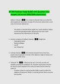 ATI RN Predictor Study GUIDE with Questions And Answers All correct 2025&sol;2026 Latest Exam&period;