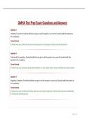 QMHA Test Prep Exam Questions and Answers&period;