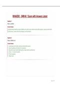 MHACBO - QMHA 1 Exam with Answers Latest
