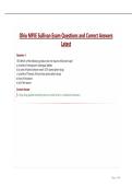 Ohio MPJE Sullivan Exam Questions and Correct Answers Latest&period;