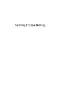 Summary Credit & Banking -  17&sol;20