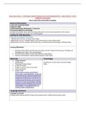 WGU D091 TASK 2 &colon; EXPLORING SHAPES LESSON PLAN FOR KINDERGARTEN &vert; 2026 UPDATE &vert; WITH COMPLETE SOLUTION