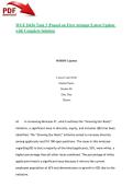 WGU D436 Task 3 &vert;Passed on First Attempt &vert;Latest Update with Complete Solution