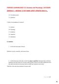 PORTAGE LEARNING BIOD 151 Anatomy and Physiology 1 All EXAMS &lpar;MODULE 1 - MODULE 7&rpar; TEST BANK LATEST UPDATED 2024 A&plus;