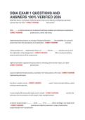 DBIA EXAM 1 QUESTIONS AND ANSWERS 100&percnt; VERIFIED 2026