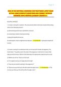 2026 ATI RN MATERNAL NEWBORN CMS PROCTORED LATEST EXAM ACTUAL EXAM &vert;COMPLETE QUESTIONS AND CORRECT DETAILED ANSWERS &lpar;100&percnt; VERIFIED&rpar; &vert;ALREADY GRADED A&plus;&period;