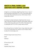NUSCTX 10 FINAL PAPER 3 2026 QUESTIONS WITH VERIFIED ANSWERS