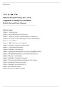 TEST BANK FOR  Maternal-Newborn Nursing&colon; The Critical  Components of Nursing Care&comma; 5th Edition&comma;  Roberta Durham&comma; Linda Chapman&vert;&vert;ISBN&colon;9781719651783