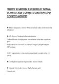 NUSCTX 10 MIDTERM 3 UC BERKELEY ACTUAL EXAM SET 2026 COMPLETE QUESTIONS AND CORRECT ANSWERS