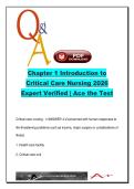 INTRODUCTION TO CRITICAL CARE EXAM COMPLETE PACKAGE DEAL