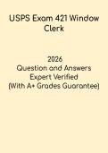 USPS Exam 421 Window Clerk &ndash; Practice Test & Updated Study Guide 2026