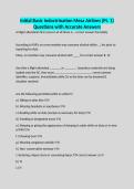 Initial Basic Indoctrination Mesa Airlines &lpar;Pt&period; 1&rpar; Questions with Accurate Answers