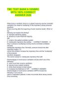 TMC TEST BANK 6-10&sol;NBRC WITH 100&percnt; CORRECT ANSWER 2026